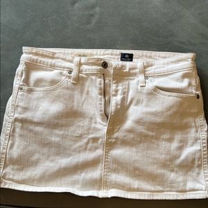 AG White Denim skirt size 30